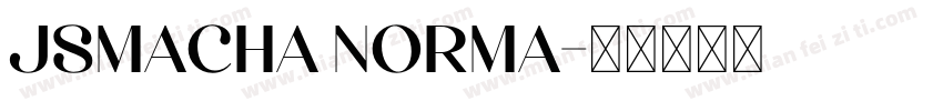 JSMacha Norma字体转换